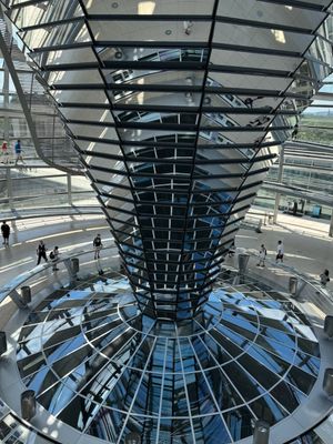 The center structure of the Reichstag Dome