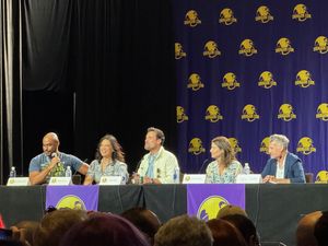 Panel with Ming-Na Wen, Cobie Smulders, Brett Dalton & Adrian Pasdar