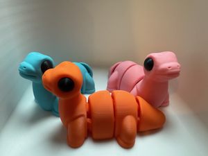 3d printed flexi brontosaurus