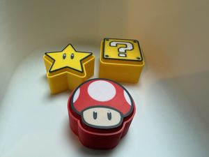 3d printed Super Mario Bros. fidget clickers